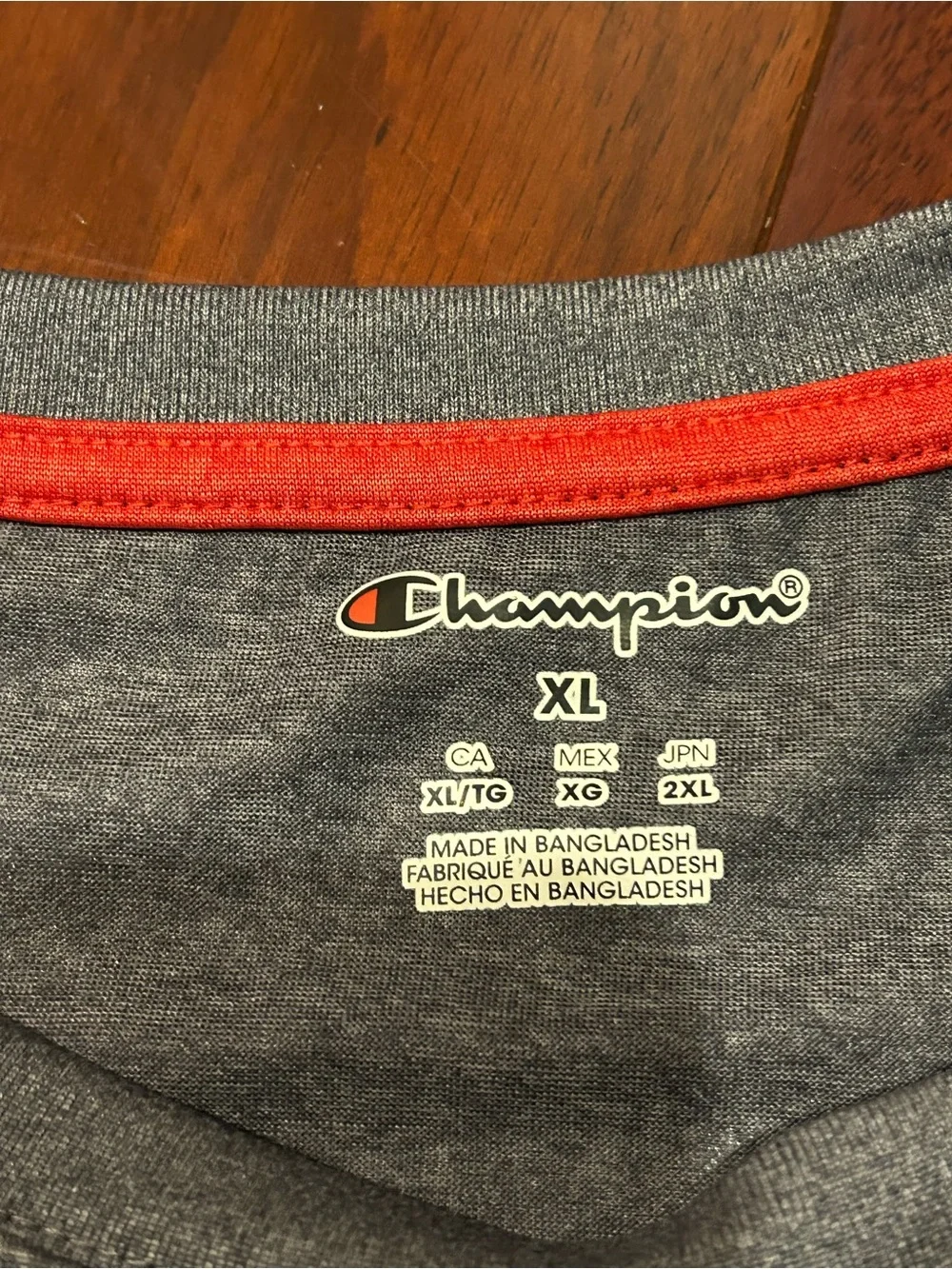 NWT Champion Gray 'Geaux Cajuns' Ragin Athletic Tee Jersey Mens ULL Lafayette - Picture 2 of 7